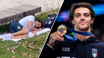 Olympic gold medalist sleeps on lawn after Olympic village complaints - Fox News
