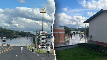 College football team stranded in buses on flooded interstate in aftermath of Helene - Fox News