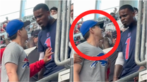 Bills fan walks away from fight as he cracks an indicating smile - Fox News