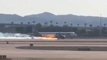 Passenger-packed plane erupts in flames and sparks during fiery landing - Fox News