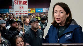 Striking workers drown out Democratic lawmaker with boos for bashing Trump - Fox News