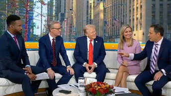 Trump joins FOX News hosts on the curvy couch, answers viewer's questions - Fox News