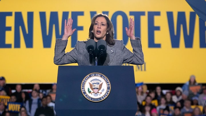 Rally crowd goes from chanting 'Ka-ma-la' to nearly silent after Harris makes bizarre request at the mic - Fox News