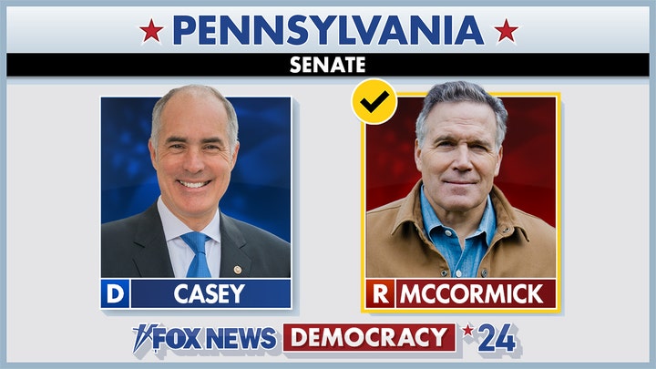Republican Dave McCormick beats longtime Sen. Bob Casey, flipping Pennsylvania Senate seat - Fox News