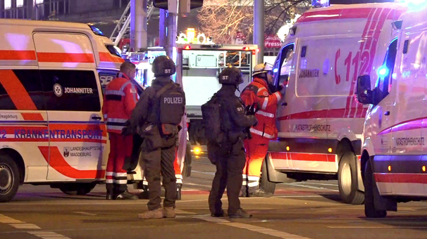 Between 60 and 80 reportedly injured after suspected terror attack at Christmas market