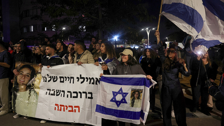 Israelis rejoice after three hostages are reunited with their families