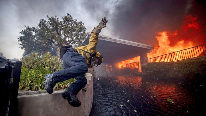 Fire fighter daylight jump - Fox News