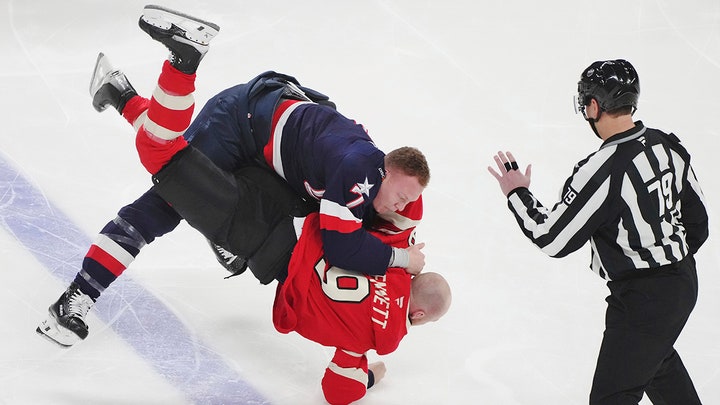 Americans get the last laugh on Canada's home ice after fans boo the national anthem, brawls break out - Fox News