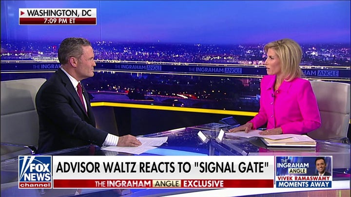National Security Advisor Mike Waltz joins 'The Ingraham Angle' amid text leak - Fox News