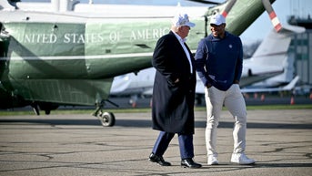Trump jokes about wanting to race NFL star after spending time with him - Fox News