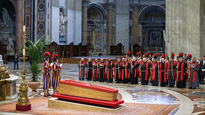 HAPPENING NOW: Pope Francis' casket rests at St Peter's Basilica - Fox News