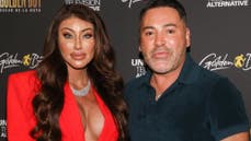 Oscar De La Hoya avoids politics as he and girlfriend Holly Sonders promote Times Square fight - Fox News