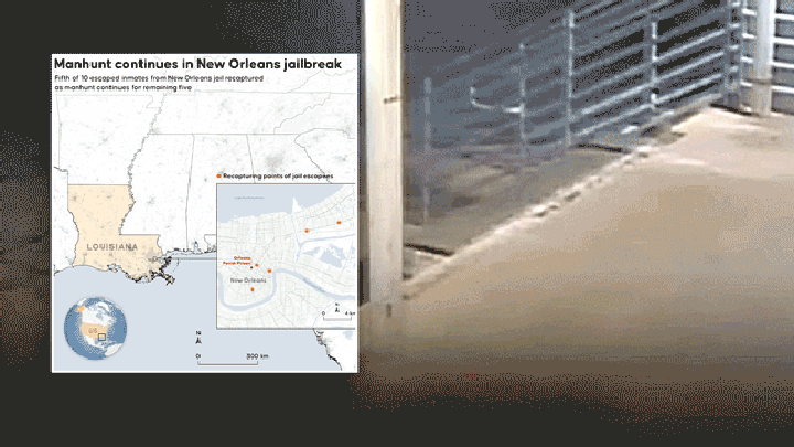 Police search residence for New Orleans jailbreak escapee, make 4 arrests - Fox News