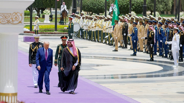 TRUMP WALKING WITH MBS - Fox News