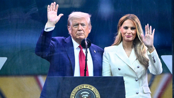 Trump and Melania waving - Fox News