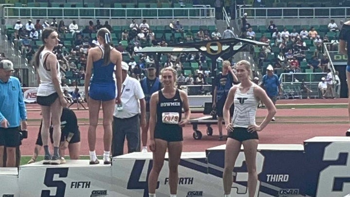 Girls leave podium when forced to share with trans athlete at state championship - Fox News
