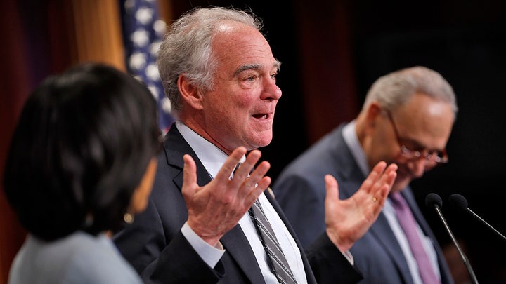 Kaine's bid to limit presidential authority crushed following Iran ceasefire - Fox News