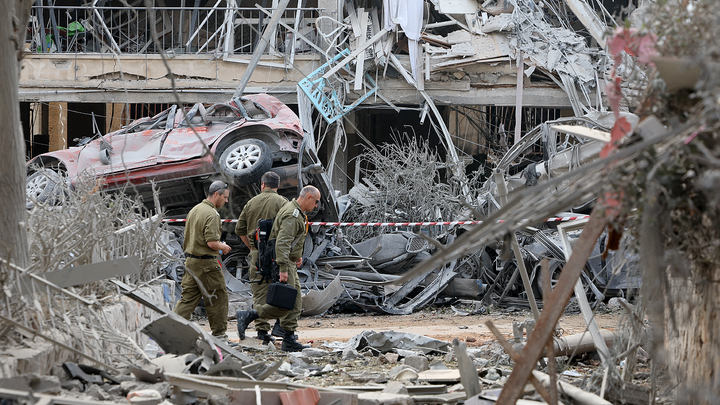 Damaged buildings near Tel Aviv - Fox News