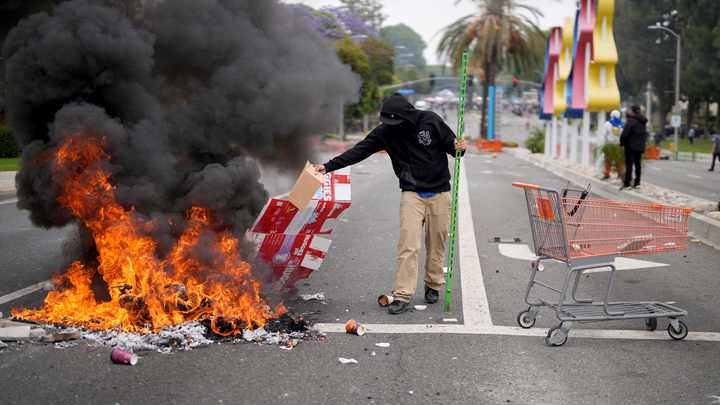 fire, guy in black hoodie - Fox News