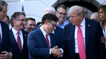 Johnson Trump shake - Fox News