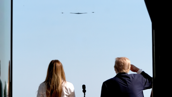 Trump B2 salute - Fox News