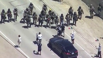 Agitators face off against ICE agents during immigration raid at illegal marijuana farm - Fox News