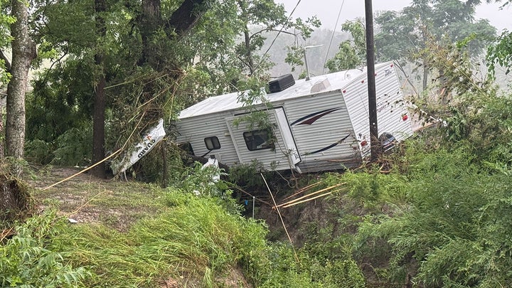 RV stuck in woods - Fox News