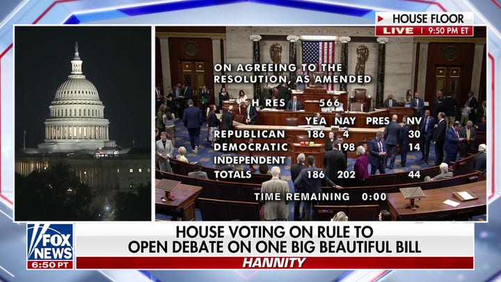 HAPPENING NOW: House voting on rule to open debate on 'Big, Beautiful Bill' - Fox News