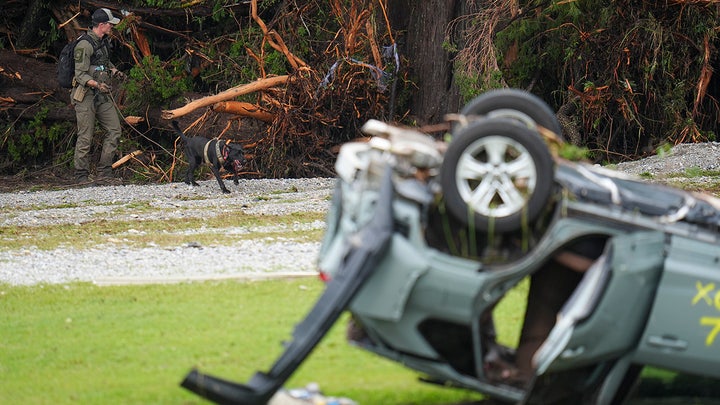 overturned car - Fox News