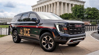 New ICE vehicles roll through capital with Trump's name emblazoned in gold - Fox News
