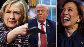 Clinton & Harris hit rock bottom as they cackle through an absurd lie about Trump - Fox News