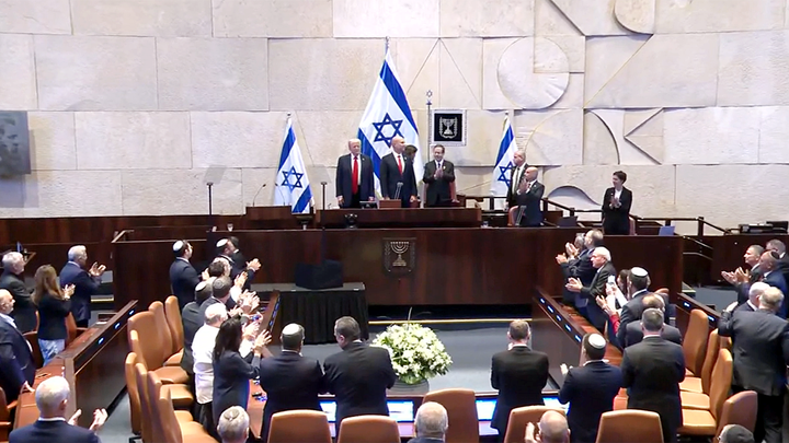 HAPPENING NOW: Trump met with applause by Israeli parliament after historic peace deal - Fox News