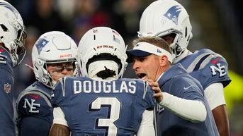 Patriots storm the field with secret message sewn into new blue uniforms - Fox News