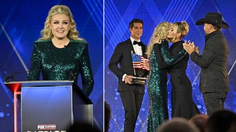 Erika Kirk receives inaugural legacy award honoring late husband at Patriot Awards - Fox News