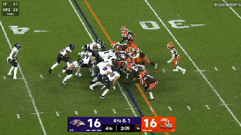 Ravens pull off stunning trick play as tight end fools Browns in crucial moment - Fox News