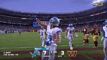 Lions celebrate touchdown with Trump's signature dance as president attends game - Fox News