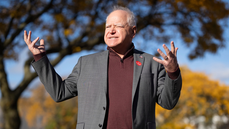 An irate Tim Walz begs folks to stop driving by his house and yelling a VERY nasty slur - Fox News