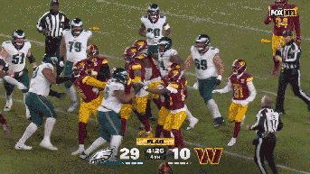 Late-game brawl breaks out during Eagles game prompting three ejections - Fox News