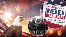 Pro-law enforcement patriot lit up crowd at anti-ICE protest, sparking social media buzz - Fox News