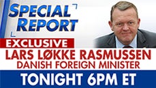 Exclusive interview with Denmark's minister for foreign affairs tonight on 'Special Report' at 6PM ET - Fox News