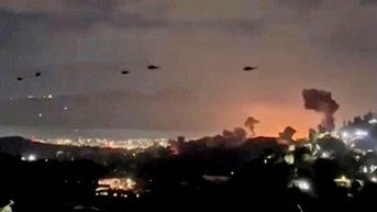 US launches 'large-scale strike' in Venezuela, flies leader and wife out of country - Fox News