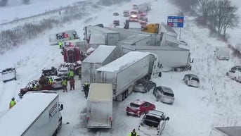 Roughly 100 vehicle pileup, injuries reported on snowy, major Michigan highway - Fox News