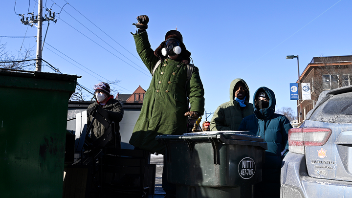Man with raised fist - Fox News