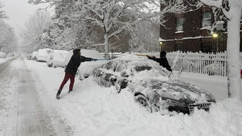 Cleaning off cars - Fox News
