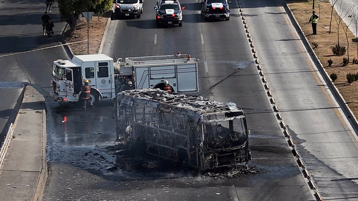 burned bus - Fox News