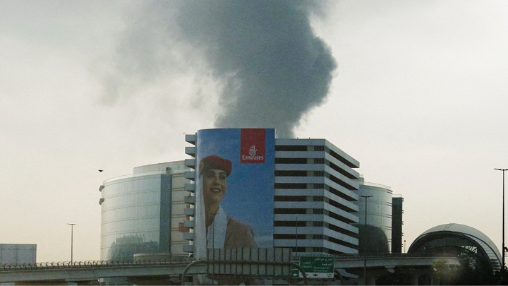 Smoke near billboard - Fox News