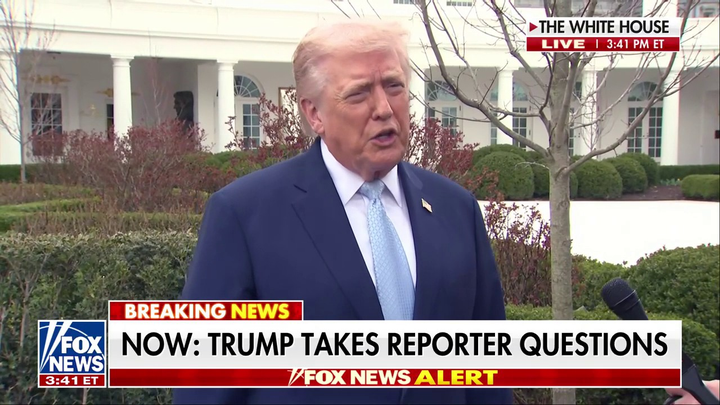 WATCH LIVE: President Trump speaks as he leaves the White House - Fox News