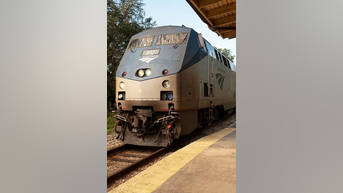 Train riders trapped amid raging WILDFIRES - Fox News