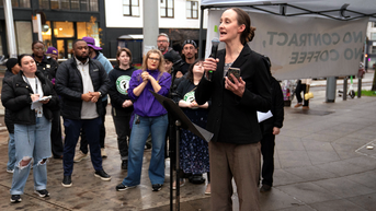 Democratic socialist who joined Starbucks picket now faces $750M revenue hole - Fox News