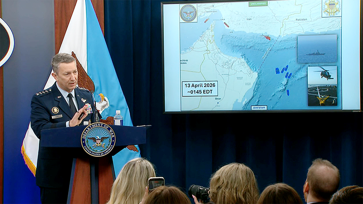 HAPPENING NOW: General Caine addresses Trump's blockade on Iranian ports at Pentagon briefing - Fox News